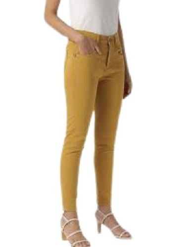 Girls Slim Fit Cotton Jeans