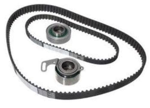 Black Heat Resistant Flat Belt Dilute Phased Sustainable Timing Belt For Industrial Use