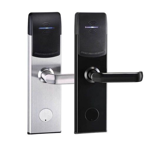 High Security Electronic Alkaline Battery Five Latch Mortise Hotel Door Lock