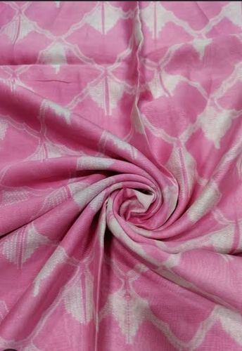 Machine Made Plain Cotton Silk Fabric For Making Garments Use