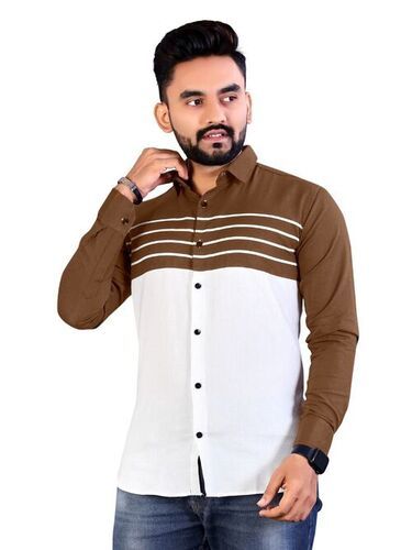 Mens Cotton Full Sleeve Casual Shirts