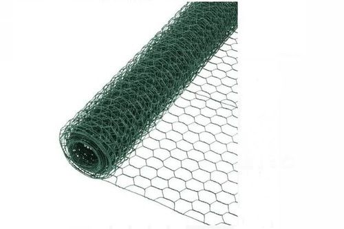 Steel Pvc Coated Hexagonal Chicken Wire Mesh For Fencing Aperture: 13 Mm