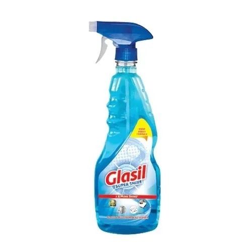 Blue 500 Ml Liquid Glass Cleaner For Clean Dust And Dirt