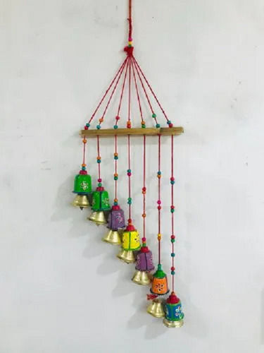 60 Cm Ceramic Bell Wind Chimes For Indoor And Outdoor Decoration