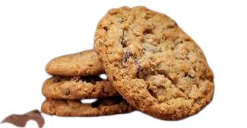 Normal Round Shape Light Brown Crispy Cookies