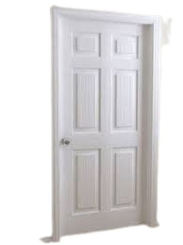 White Termite Resistance Plain Finished Interior Oak Wood Door