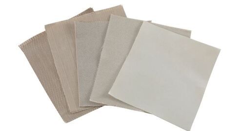 340g 1/3 Twill Fiberglass Filter Cloth With PTFE Membrane 