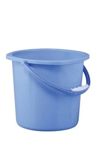 7 Liter Round Glossy Easy To Clean Pvc Buckets For Bathroom