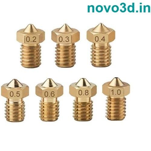 Brass Nozzle V6 High Quality Precise V6 Nozzle For 3D Printer