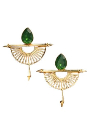 50 Gram Light Weight Artificial Acrylic Crystal Stick Stone Earrings For Ladies Cuff Links