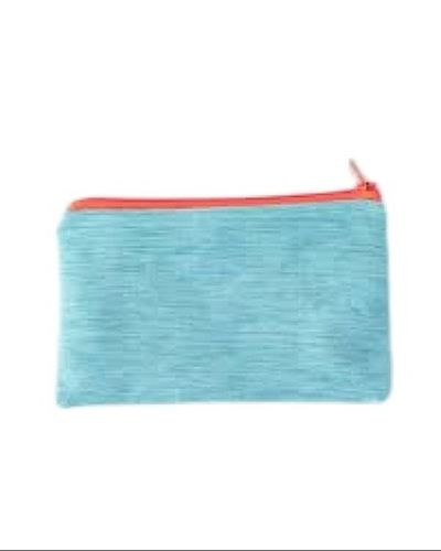 Sky Blue Eco Friendly Cotton Fabric Pouch