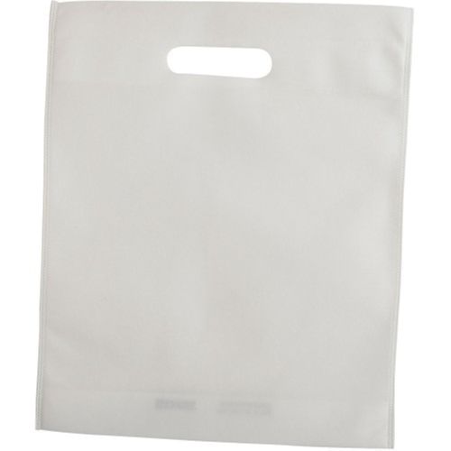 Heat Transfer Silk Printing Plain Rectangular Embossing Patch Handle Non Woven Carry Bags Bag Size: 12X9 Inches