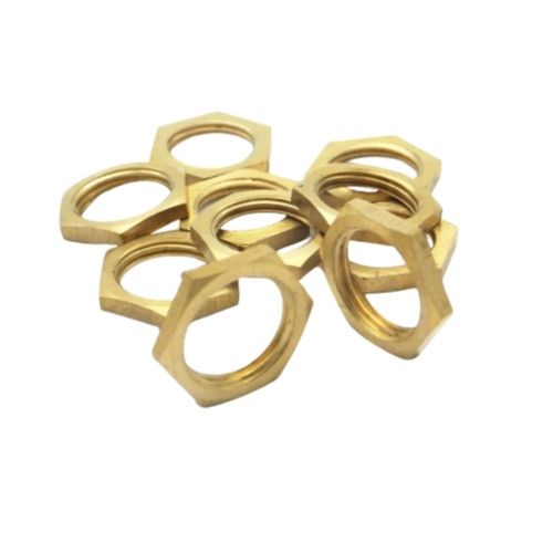 Round Polished Strong Wall Mounted Brass Rings Sanitary Pipe Fittings Size: 1/2 Inch