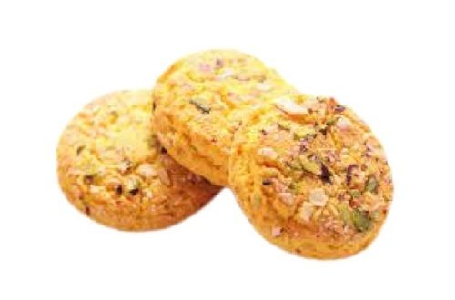 Sweet Taste Round Shape Hygienically Packed Brown Dry Fruit Biscuit Fat Content (%): 7 Percentage ( % )