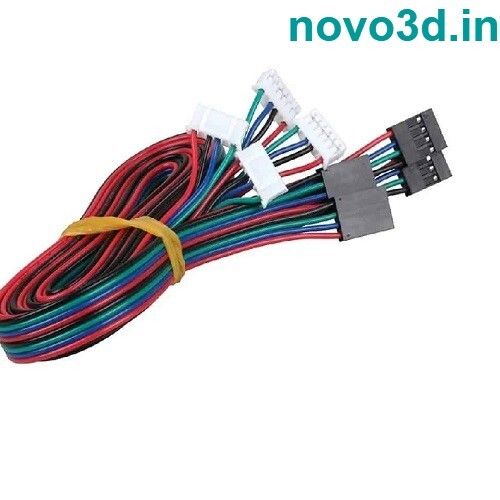 6 Pin Jst Improved Nema Motor Wire Ribbon Wire Connector Cable Capacity: 3 Ampere (Amp)