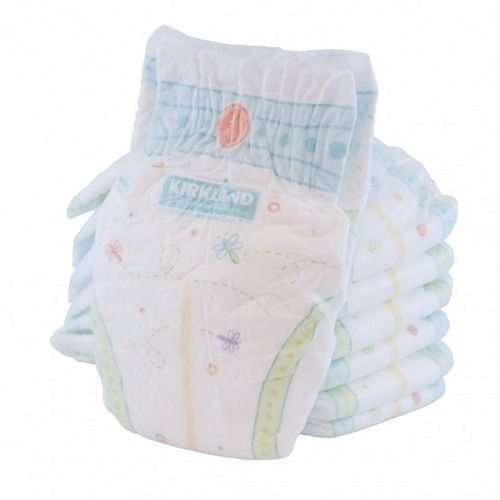 Anti Shrinkage White Cotton Baby Disposable Diaper