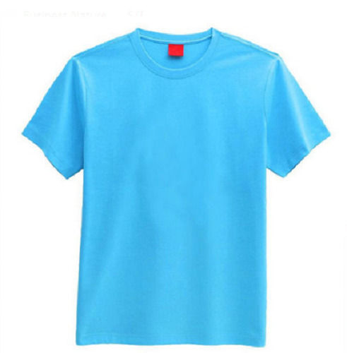 Mens Plain Half Sleeves Round Neck Cotton T Shirt For Daily Wear Age Group: Above 18