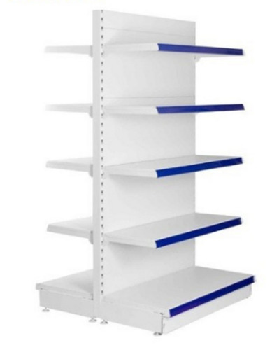 माइल्ड स्टील और पेंट कोटेड डबल साइडेड गोंडोला शेल्विंग क्षमता: 300 किलोग्राम/दिन