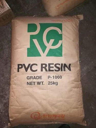 P-1000 White PVC Resin With Packaging Size 25 Kg