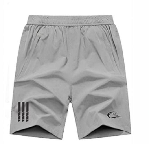 Plain Dyed Polyester Knee-Length Mens Short Age Group: Adult