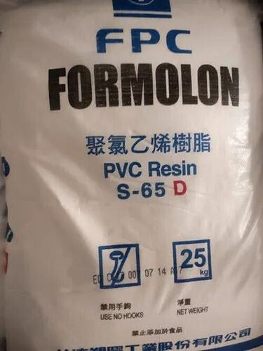 S - 65D White PVC Resin With Packaging Size 25 Kg