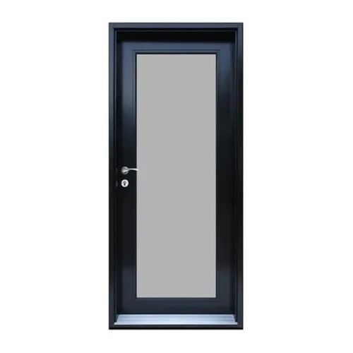 Black Nag Gray 20-25 Mm Thick Hinged Open Style Lock Handles Aluminium Alloy Entry Door