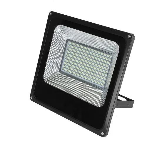 Black 50 Watt And 220 Voltage Squared Plastic Body Led Flood Light