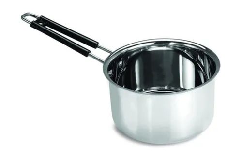 500Gm Metal Stainless Steel Cd And Sandwich Bottom Saucepan For Kitchen Interior Coating: Polished