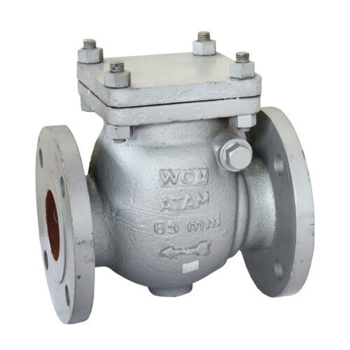 Class-300 Flanged Ends Cast Carbon Steel Swing Check Valve Application: Water