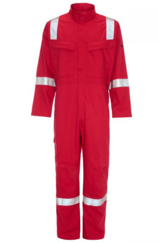 पुरुषों के चेस्ट के लिए आरामदायक फुल स्लीव्स और ओ नेक प्रिंटेड पॉलिएस्टर बॉयलर सूट साइज़: 38-40