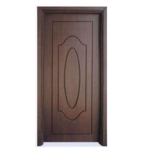 Hand Polished Single Panel Solid Wooden Door For Home And Hotels