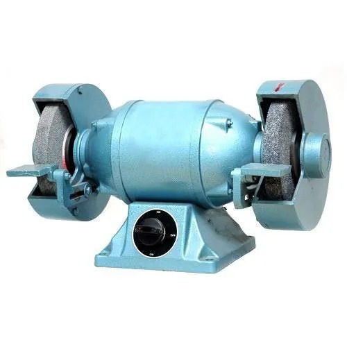 High Efficiency Cast Iron Cylindrical Bench Grinder Machine For Industrial Use