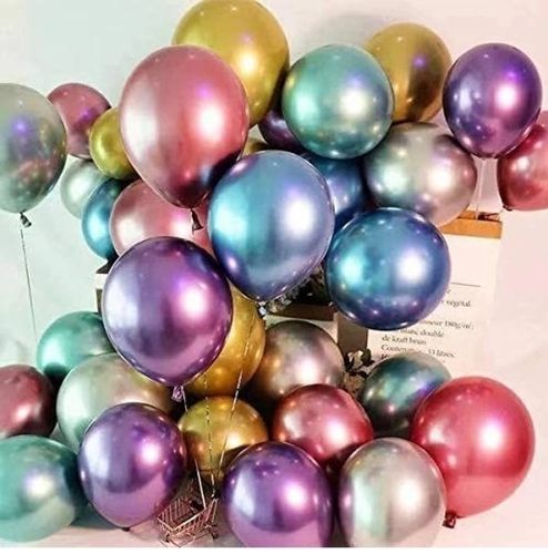 metallic balloons