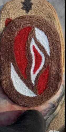 घर और होटल के उपयोग के लिए ओवल शेप कॉटन डोर मैट