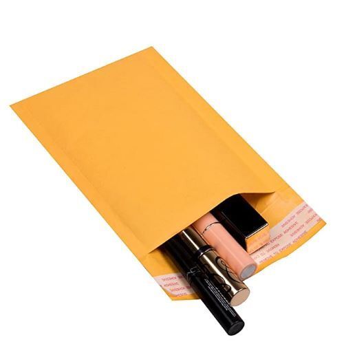 Padded Envelopes - Kraft Paper with Bubble Wrap, Rectangular Shape, Self-Adhesive Closure for Protective Courier and Parcel Use