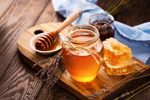 100% Natural Dark Golden Honey For Immunity And Flavoring