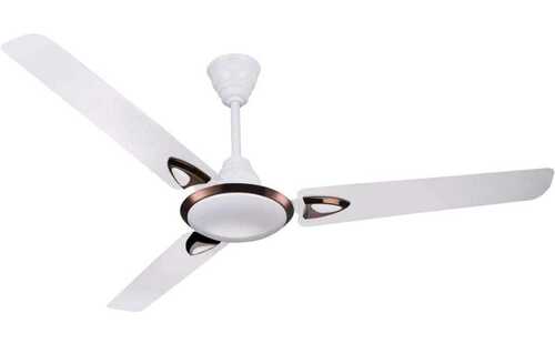 3 Blade White Coated Ceiling Fans For Air Cooking Usage