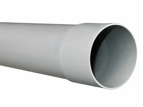 6 Mm Thick Round Seamless Pvc Plastic Water Pipes Application: Construction