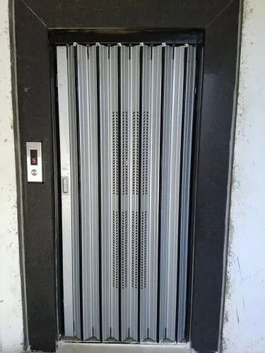 Automatic Steel Goods Lift Door With Side Opening