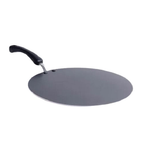 Chrome Finish Iron Flat Chapati Tawa Interior Coating: Steel