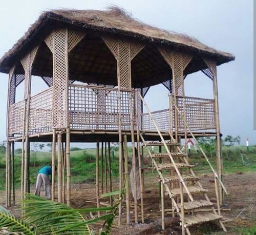 Natural Handmade Polished Modular Bamboo House