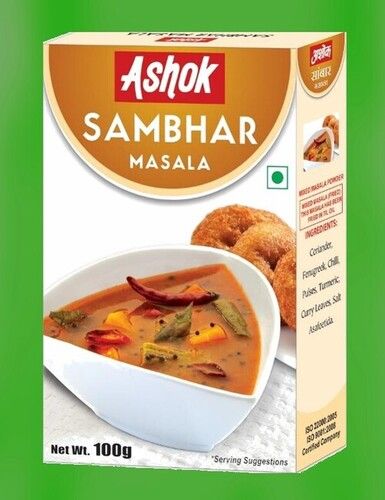 Brown No Artificial Color Added Natural Spicy Taste Sambhar Masala For Cooking Use