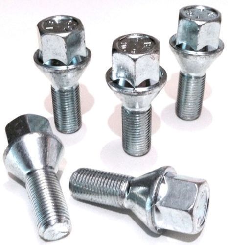 Silver Polished Finish Galvanized Surface Treatment Corrosion Resistant Wheel Bolt