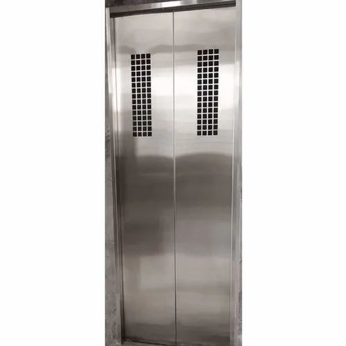 Stainless Steel Elevator Doors With Center Opening General Medicines