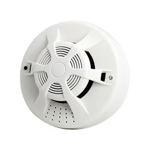 120 Db Noise Level Light Weight Non Remote Control Wireless Plastic Fire Alarm