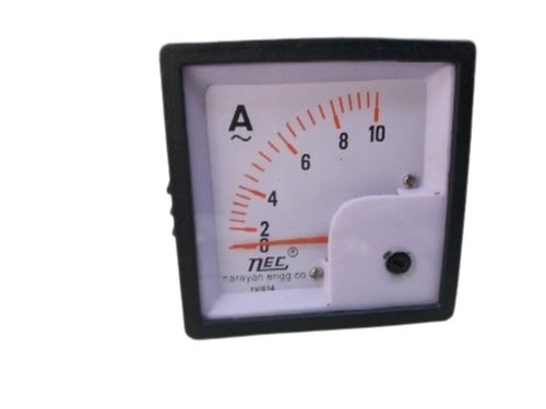 Black And White 250Gm 10V 50A Protection System Iron Amp Meter For Electrical Use