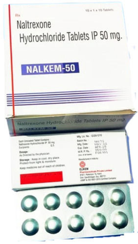 50 Mg Naltrexon Hydrochloride Tablets For Treating Hay Fever Cool And Dry Place