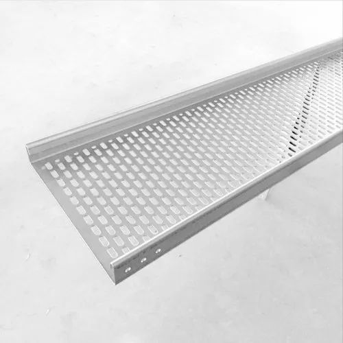 Brown Aluminum Cable Tray With Side Rail Height 40 To 100 Mm