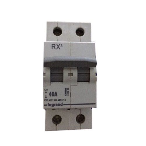 White Double Phase Plastic Legrand Circuit Breakers