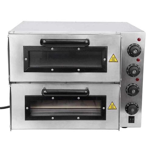 Semi-automatic Stainless Steel Electric Pizza Bakery Oven